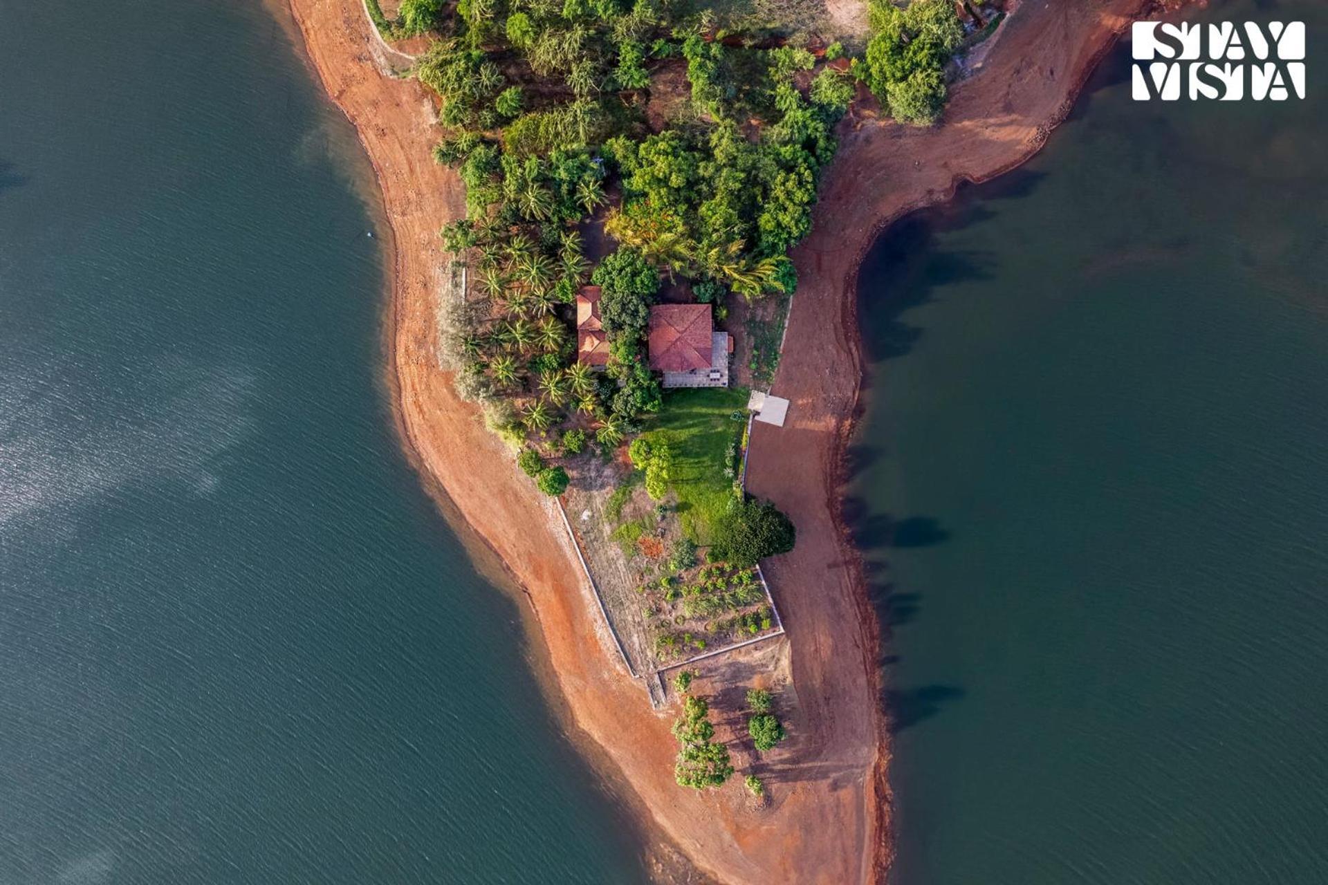 Stayvista At Three Shores With Lake View & Alfresco Dining Khamshet Exterior photo